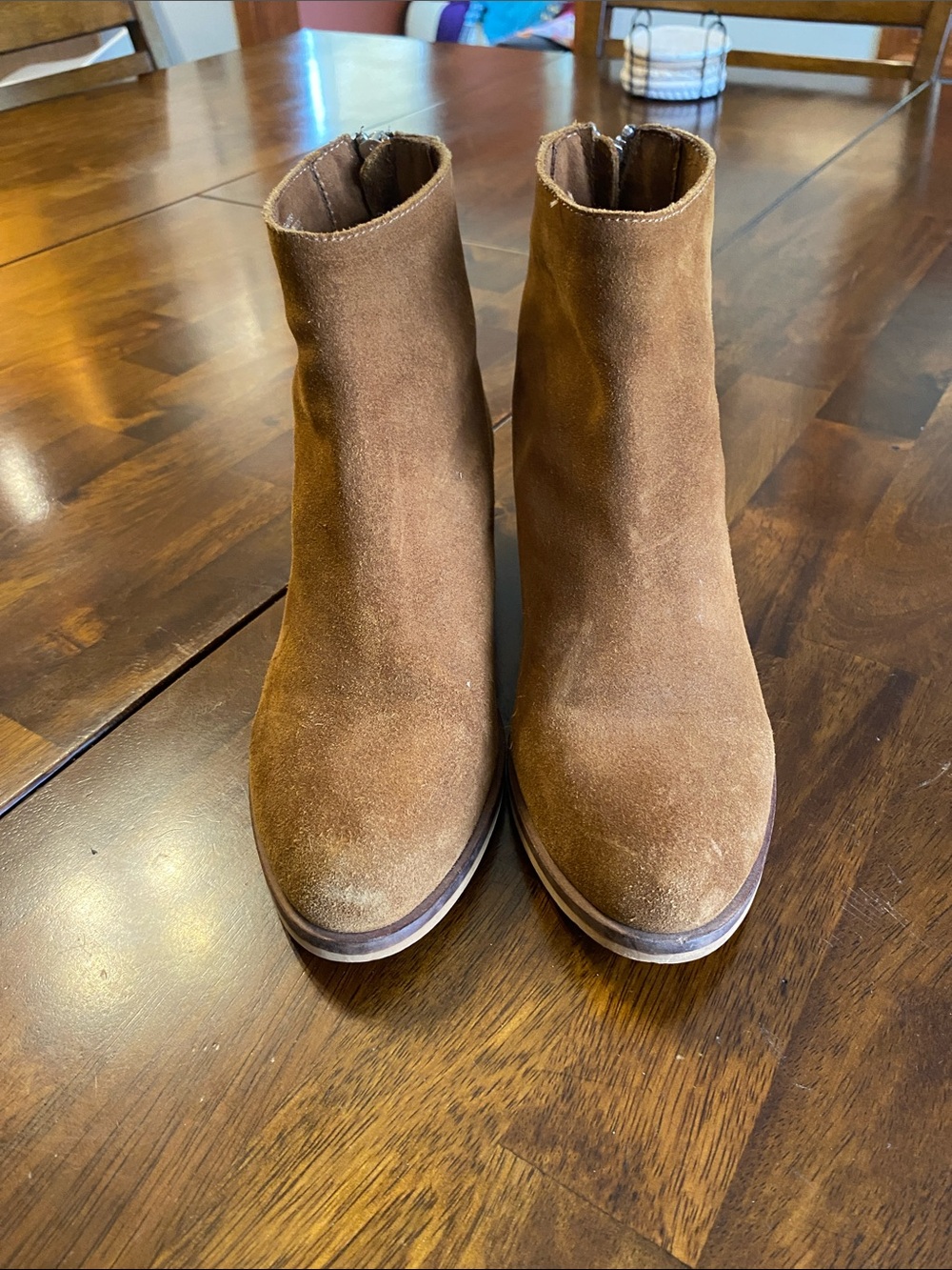 Steve Madden Chestnut Suede Ankle Booties